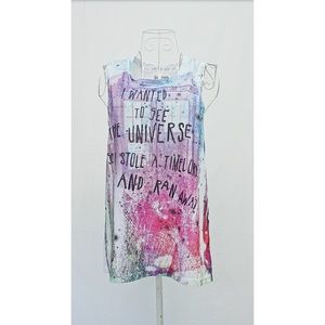 Hot Topic Doctor Who Galaxy Muscle Tank Top
